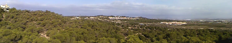 Panoramic view towards San Miguel